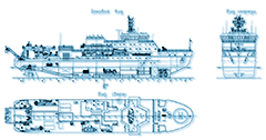 Морское многофункциональное научно-исследовательское судно (МФНИС) проекта 23390