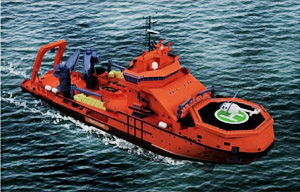 Аварийно-спасательное судно мощностью 7 МВт проекта MPSV06